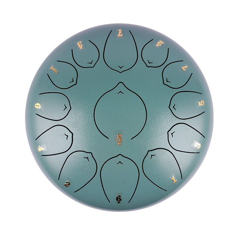 Jooleer Steel Tongue Drum Kit with App, Music Book, Steel Handpan Drum Mallets, and Carry Bag