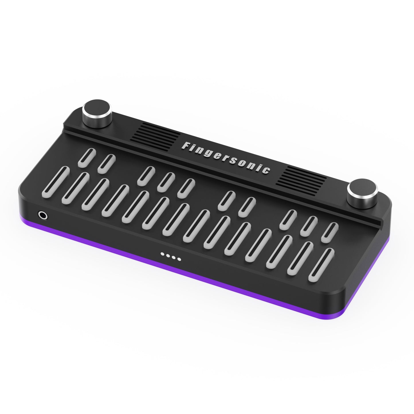 Fingersonic Keys Portable Digital Music Keyboard – 24-Key Mini Piano with Built-in Speaker, Type-C & Headphone App Learning & MIDI USB/Bluetooth Support