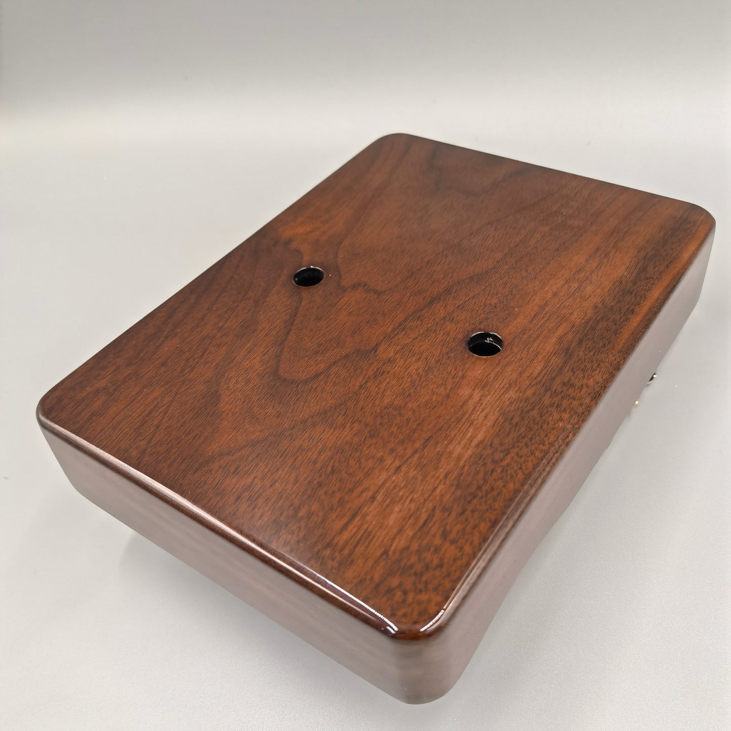 Jooleer 21 Keys Black Walnut Wood Kalimba with Smartphone Stand and Case