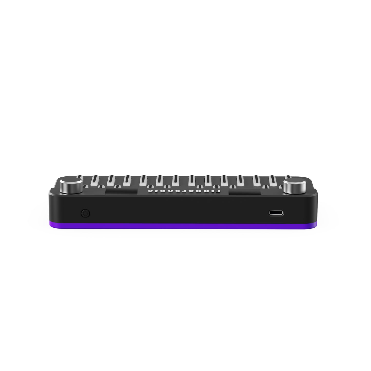 Fingersonic Keys Portable Digital Music Keyboard – 24-Key Mini Piano with Built-in Speaker, Type-C & Headphone App Learning & MIDI USB/Bluetooth Support