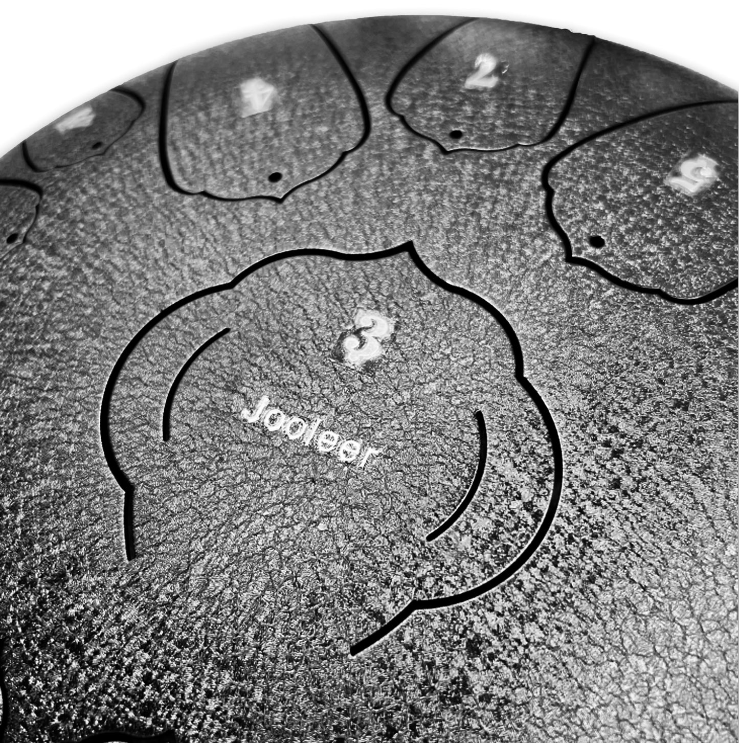 Jooleer Tongue Drum With App Phone Holder 15 Notes 12 Inch Professional Steel Drum C Key for Beginner & Professional