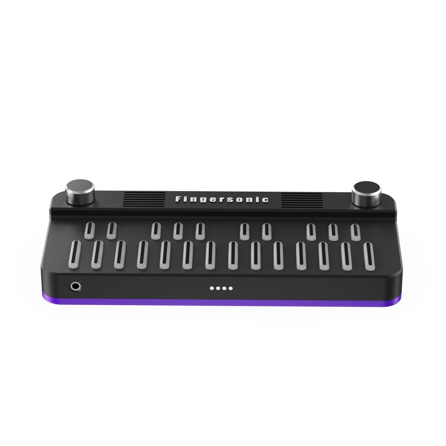 Fingersonic Keys Portable Digital Music Keyboard – 24-Key Mini Piano with Built-in Speaker, Type-C & Headphone App Learning & MIDI USB/Bluetooth Support