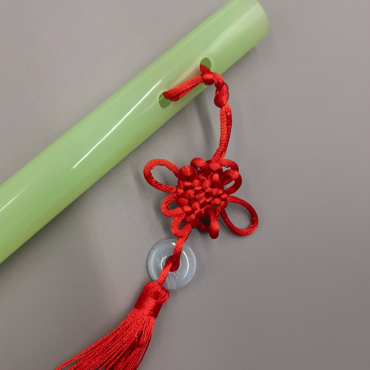 Jooleer Flute Dizi Acrylic Vintage Musical Instrument nonBamboo Chinese 6 Holes Handmade Woodwind Free Membrane & Glue & Protector Key of F
