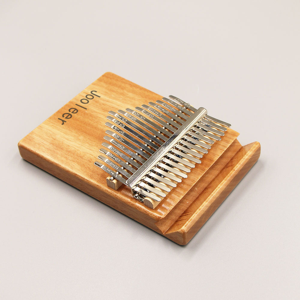 Jooleer 17/21 Keys Okoume Wood Kalimba with Smartphone Slot