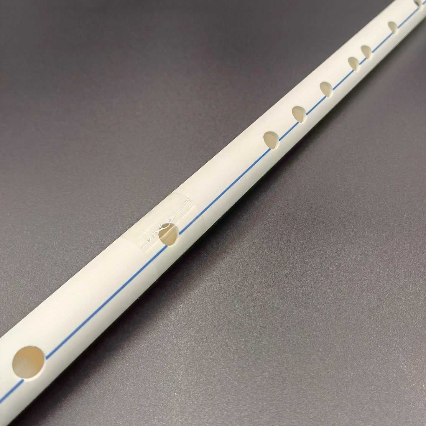 Pipe Flute Dizi Vintage Style Chinese Oriental Non-Bamboo PPR Eco-friendly Instrument Traditional Tape Membrane